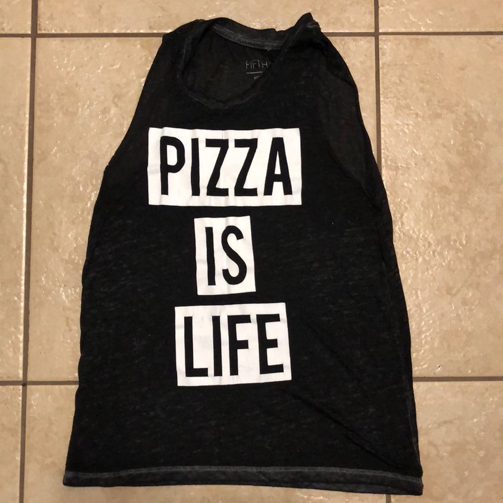 Pizza Is Life muscle tank
